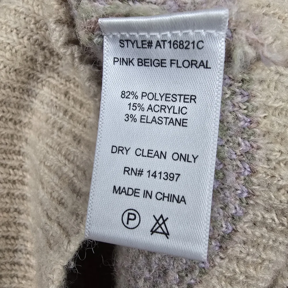 Astr label floral